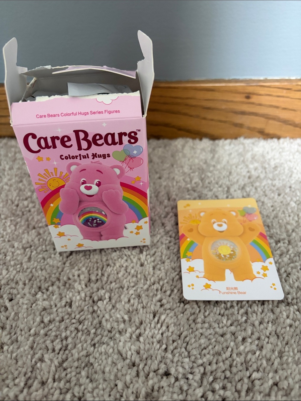 Care Bears Colorful Hugs Figure (Funshine Bear)